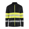 BLÅKLÄDER Highvis fleecetakki musta/huomiokeltainen